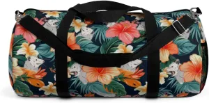 Hawaiian Tropical Opossum Possum Weekender Overnight Gym Duffel Bag Humor Wildlife Rehabber Animal Lover Gift Teacher