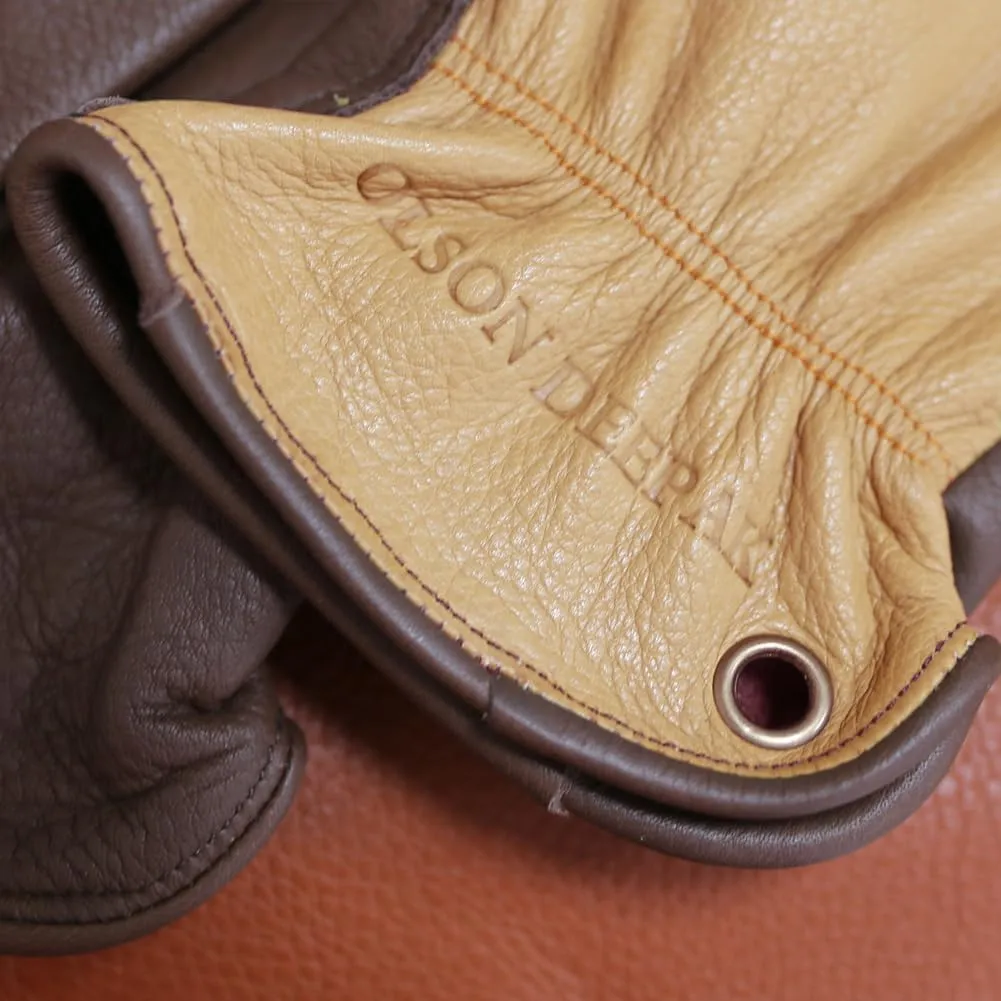 Heavy Duty leather work Gloves,Safety Cowhide Leather Garden Working Gloves for Men/Women,Driving,Yard work