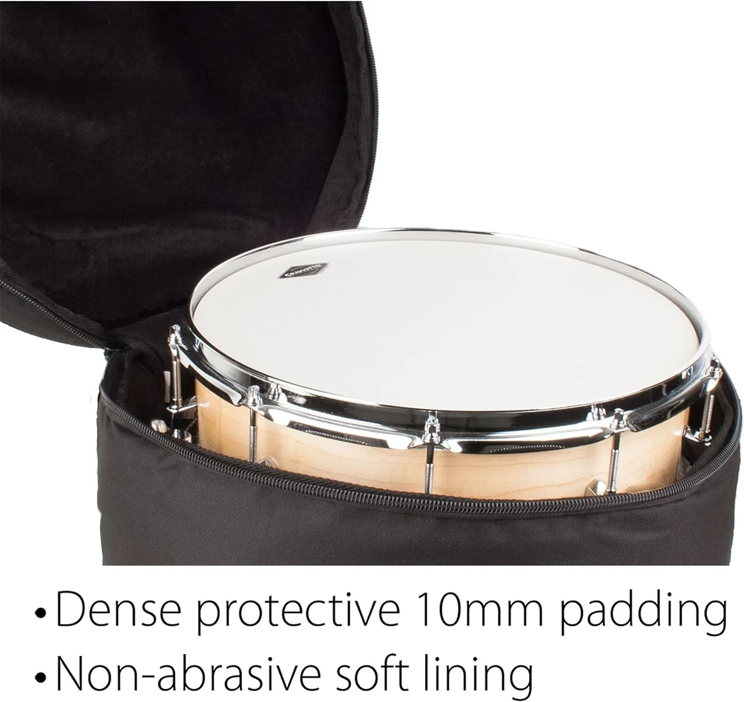 Heavy Ready 6.5 x 14” (Height x Diameter) Padded Snare Bag by Protec, Model HR6514