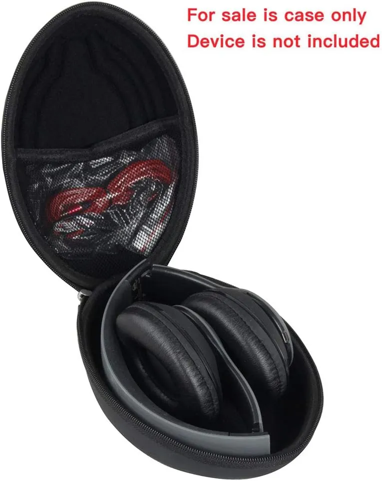 Hermitshell Hard Travel Case for iJoy Matte Rechargeable Wireless Bluetooth Foldable Over Ear Headphones (Black)