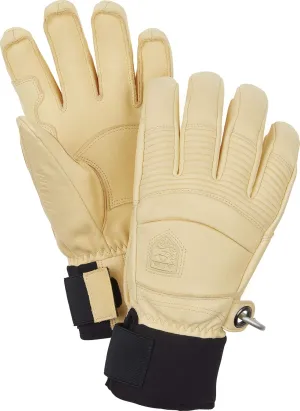 Hestra Leather Fall Line - Short Freeride 5-Finger Snow Glove with Superior Grip for Skiing, Snowboarding and Mountaineering