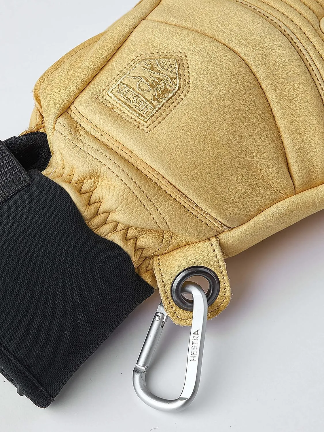 Hestra Leather Fall Line - Short Freeride 5-Finger Snow Glove with Superior Grip for Skiing, Snowboarding and Mountaineering