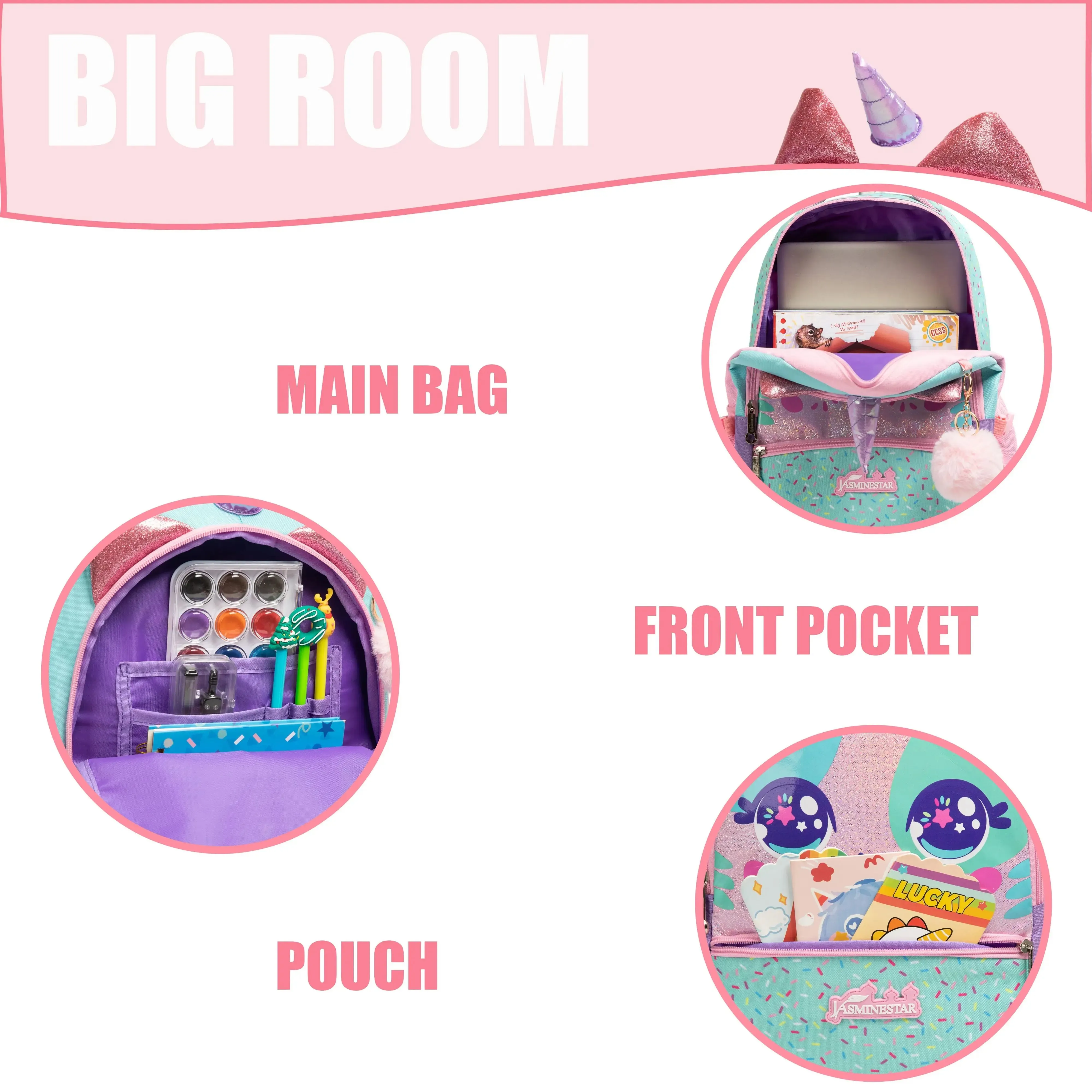 High Quality Cat School Bag Set