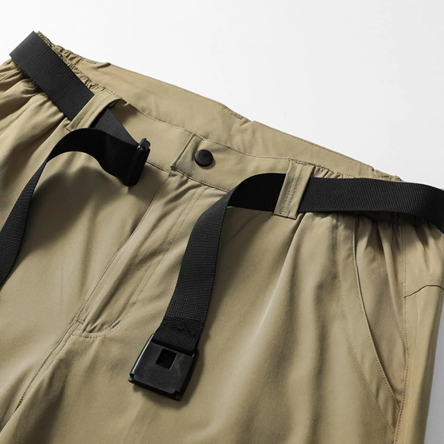 Hiking Pants Men with Belt 5 Pockets Waterproof Lightweight Quick Dry Travel Fishing Workout Outdoor Pant Active Wear