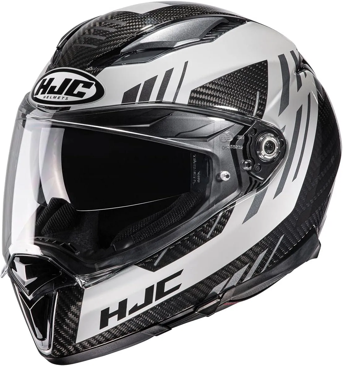 HJC F70 Carbon Kesta Men's Street Motorcycle Helmet - MC-5 / Large