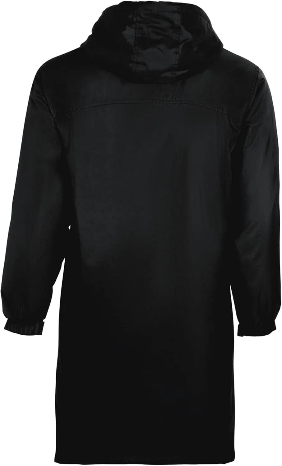 Holloway Men's Conquest Knee-Length Jacket – Warm-Up Wind/Water-Resistant Outerwear, Hooded & Adjustable Fit