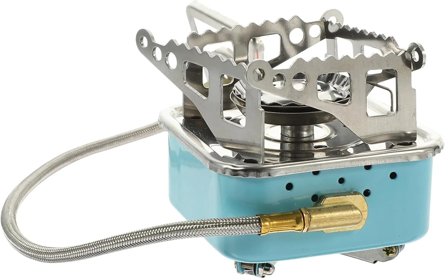 Homoyoyo Folding Gas Stove for Outdoor Camping Portable and Lightweight Foldable Stove for Hiking Compact Design for Travel and Outdoor Activities Camping Supplies