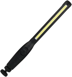 HOMSFOU Multifunction Cob LED Rechargeable Flashlight Compact with Clip Light Modes Magnetic Base for Emergency Repairs Camping Biking and More