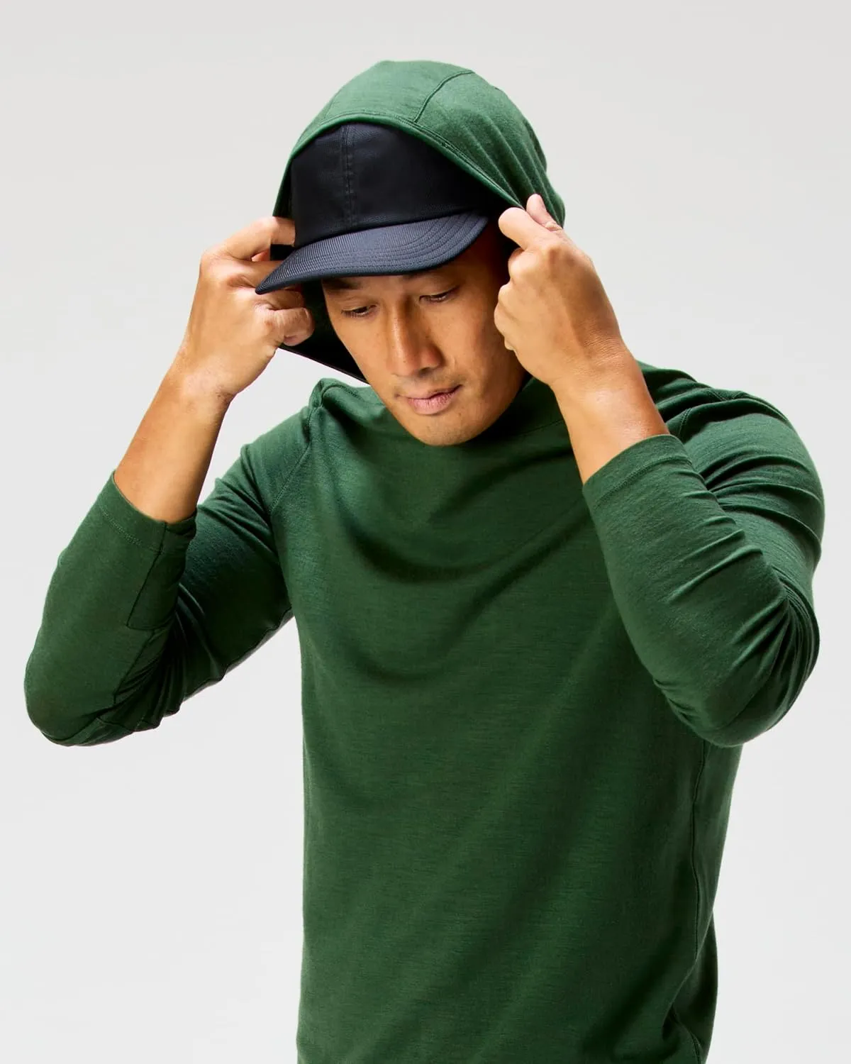 Huckberry Proof 72-Hour Merino Wool UPF Hoodie, Mens Merino Wool Hoodie with Sun Protection, Anti Odor
