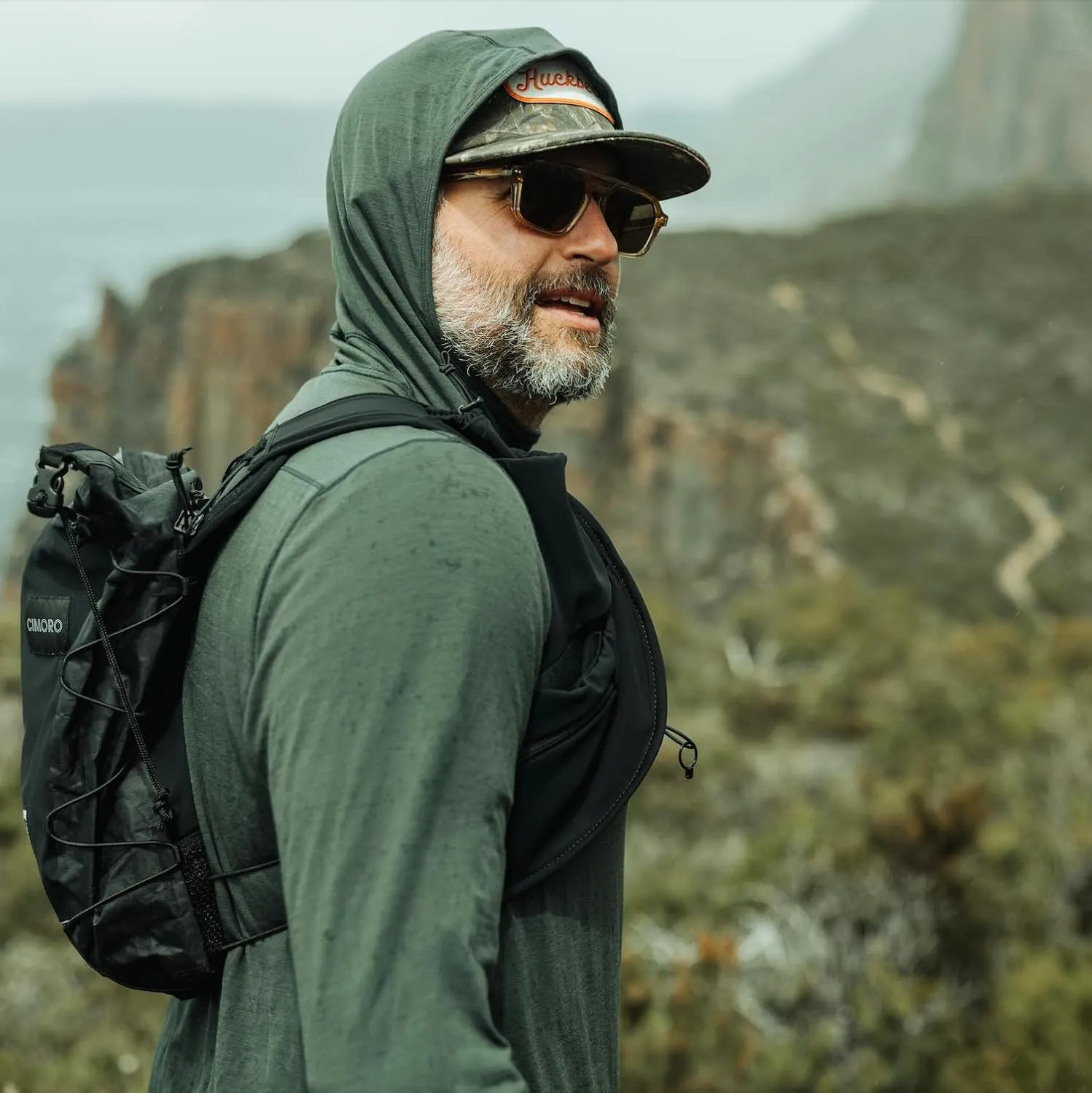 Huckberry Proof 72-Hour Merino Wool UPF Hoodie, Mens Merino Wool Hoodie with Sun Protection, Anti Odor