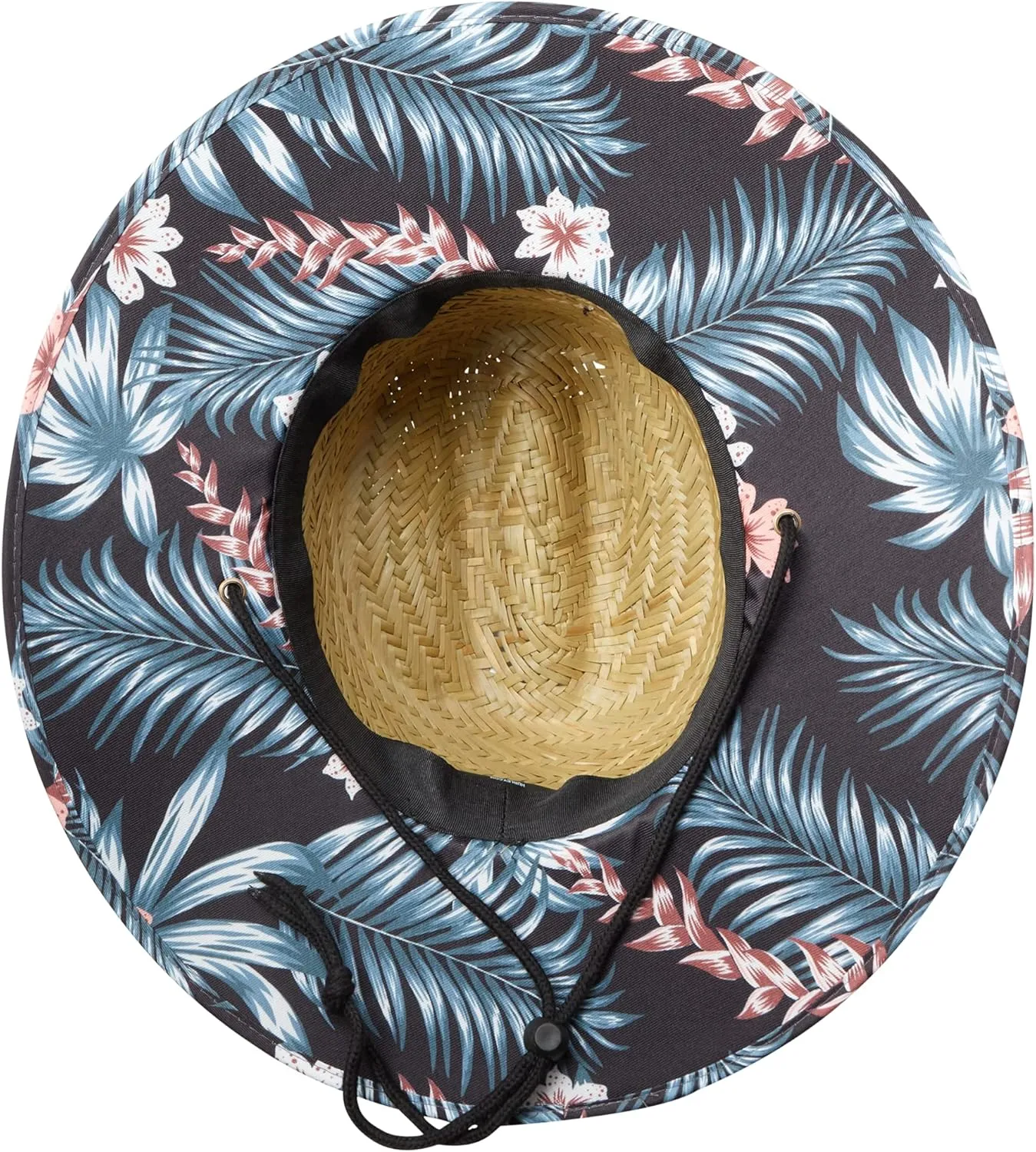 Hurley Men's Straw Hat - Bayside Lifeguard Straw Sun Hat