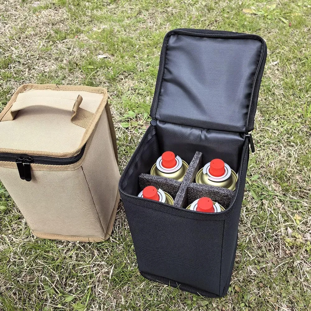 HXBER Camping Gas Tanks Storage Bag Portable Fuel Cylinder ive Case Camp Light Carrying Bag Anti-Collision for Outdoor Cooking Camping Picnic