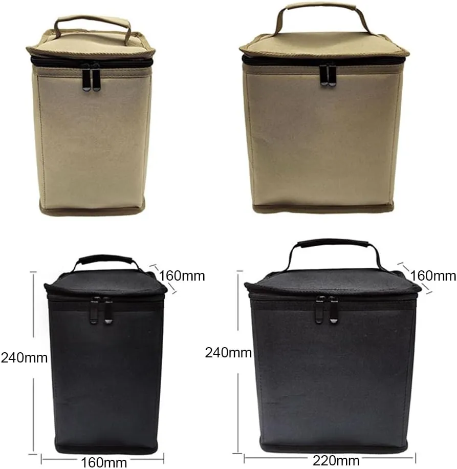 HXBER Camping Gas Tanks Storage Bag Portable Fuel Cylinder ive Case Camp Light Carrying Bag Anti-Collision for Outdoor Cooking Camping Picnic