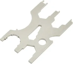 HXBER Diving Multi Tool Stainless Steel Credit Card Kit Diving Equipment Regulator Tool
