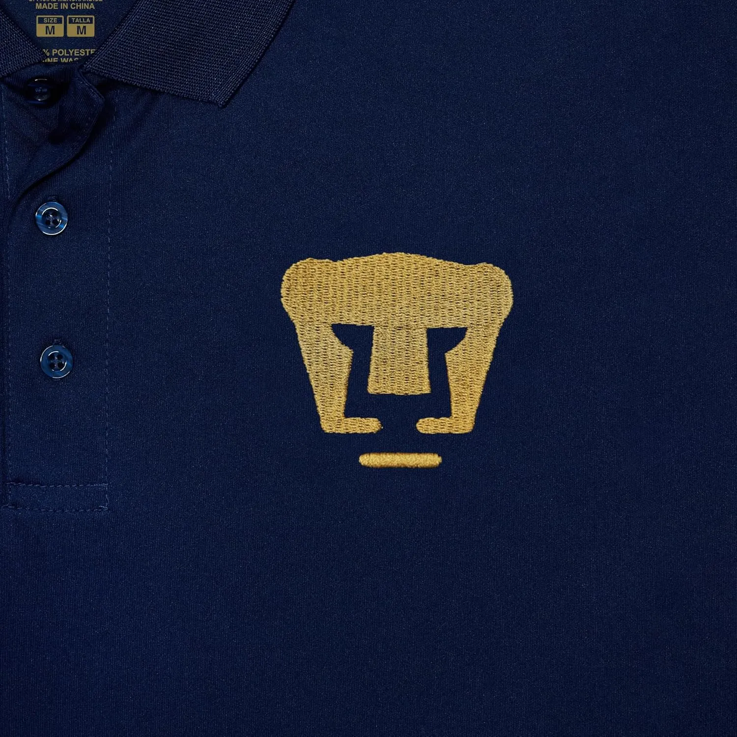 Icon Sports Officially Licensed Soccer Polo Shirt, Woven Patch Adult Unisex Collared Shirt