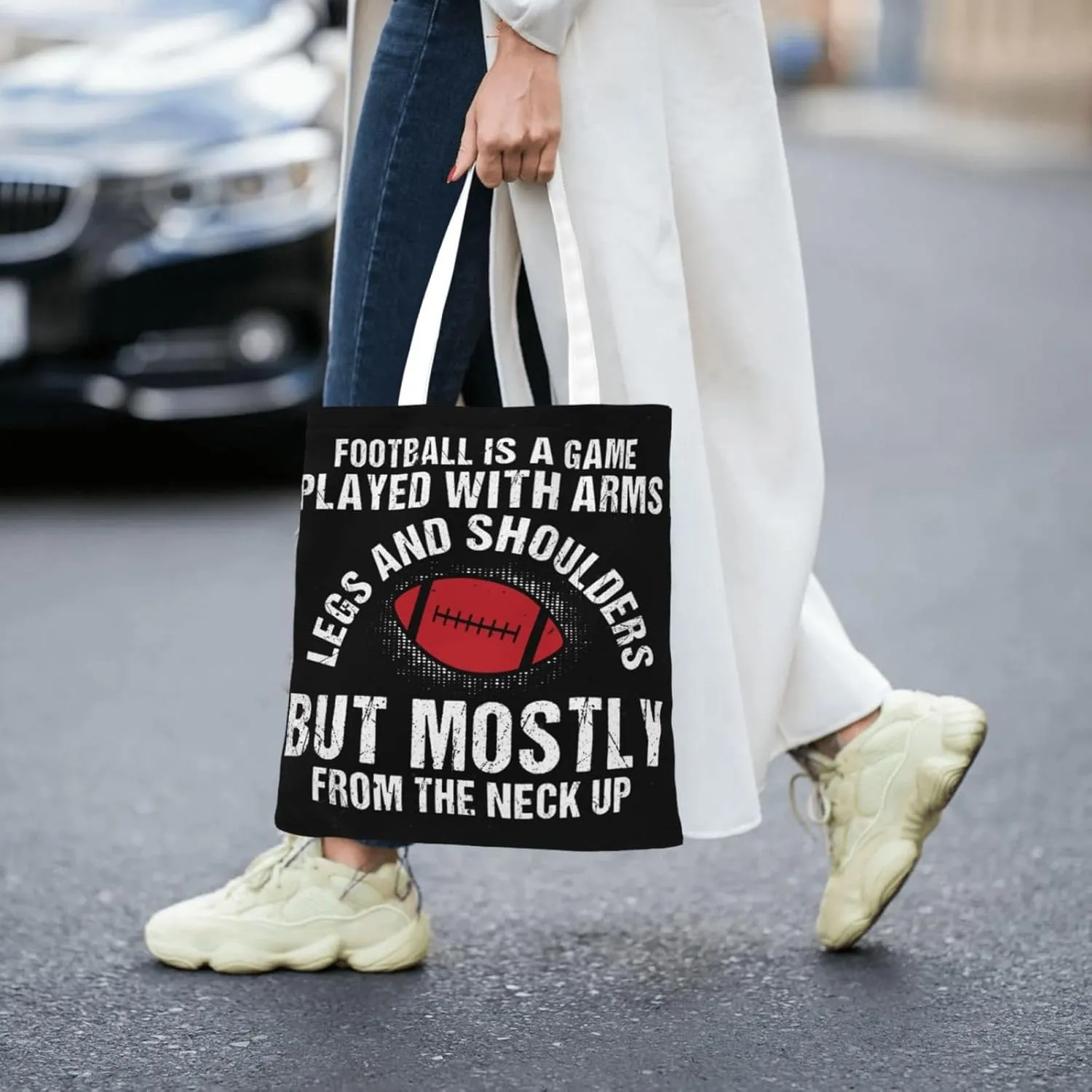 I'd Rather Be In Hawaii Canvas Tote Bag for Women Reusable Grocery Shoulder Bags Shopping Handbags