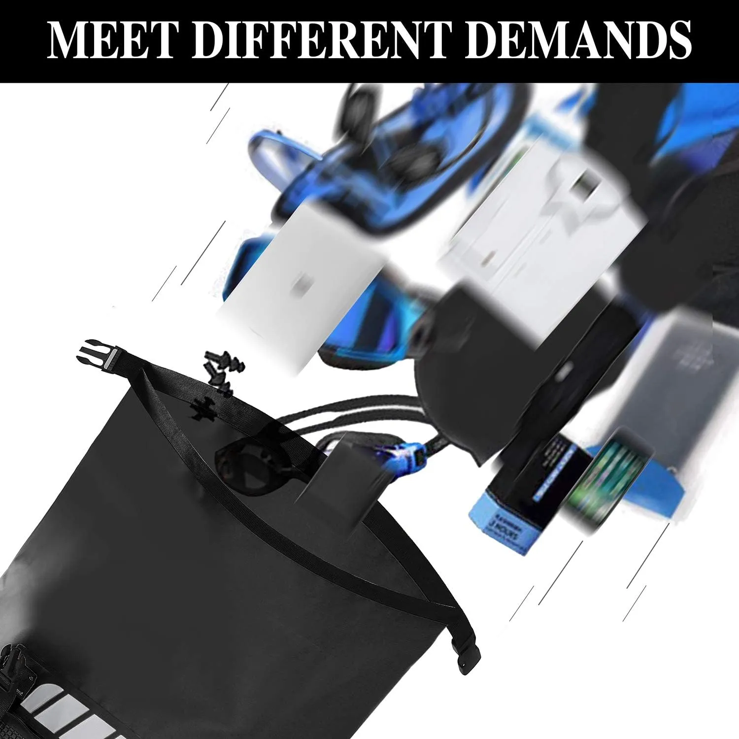 IDRYBAG Waterproof Backpack for Men 25L/45L, Dry Bags Kayak, Dry Backpack Camping Hiking