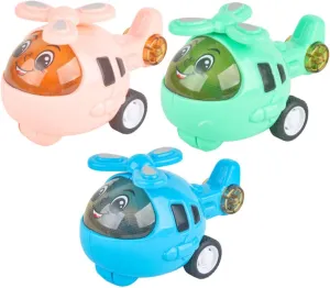 IMIKEYA 3Pcs Inertia Car Plaything for Cartoon Vehicles and Safe Material Design Smooth Edges for Hands Fun