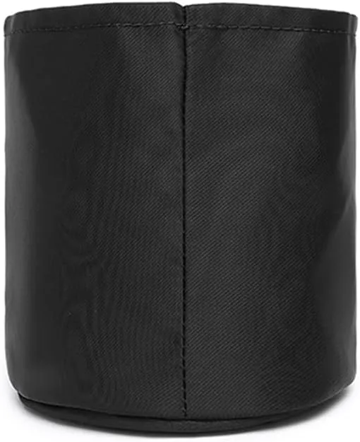 Insert Bag Lined Cosmetic Storage for Tote Organizer Insert Makeup Lightweight and Practical Liner Bag (Black-Nylon,Small)