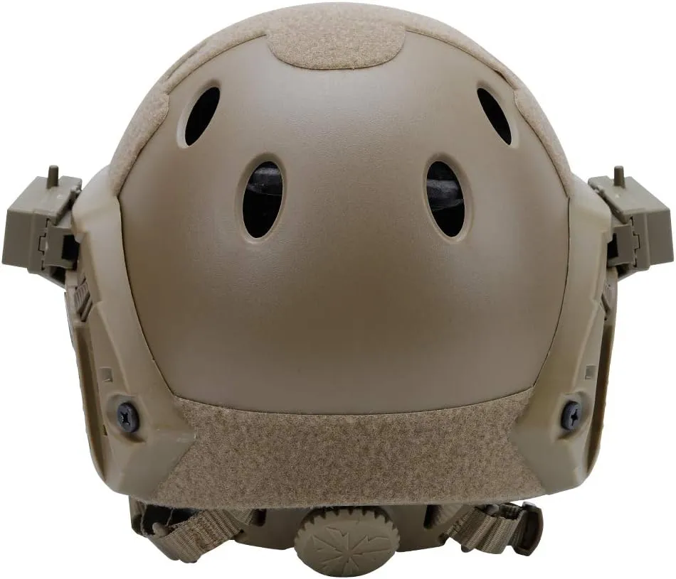 Integrated Tactical Airsoft Painball Full Face Protection, PJ Helmet F22, with Removable Steel Mesh Mask and Goggles