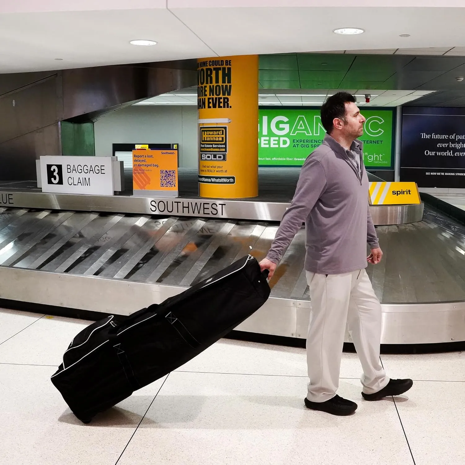 Izzo Golf Travel Bag - Golf Club Travel Cover Case