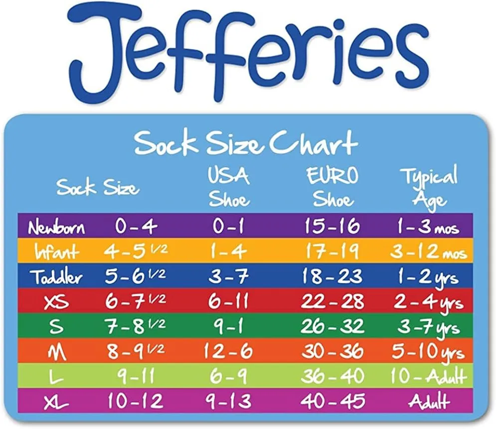 Jefferies Socks Boys' Little Seamless Half Cushion Sport Crew Socks 6 Pair Pack