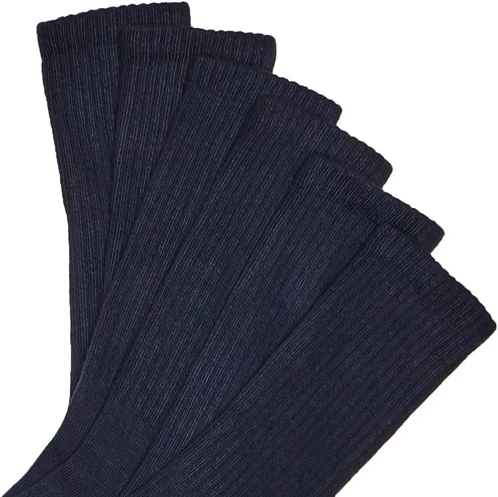 Jefferies Socks Boys' Little Seamless Half Cushion Sport Crew Socks 6 Pair Pack
