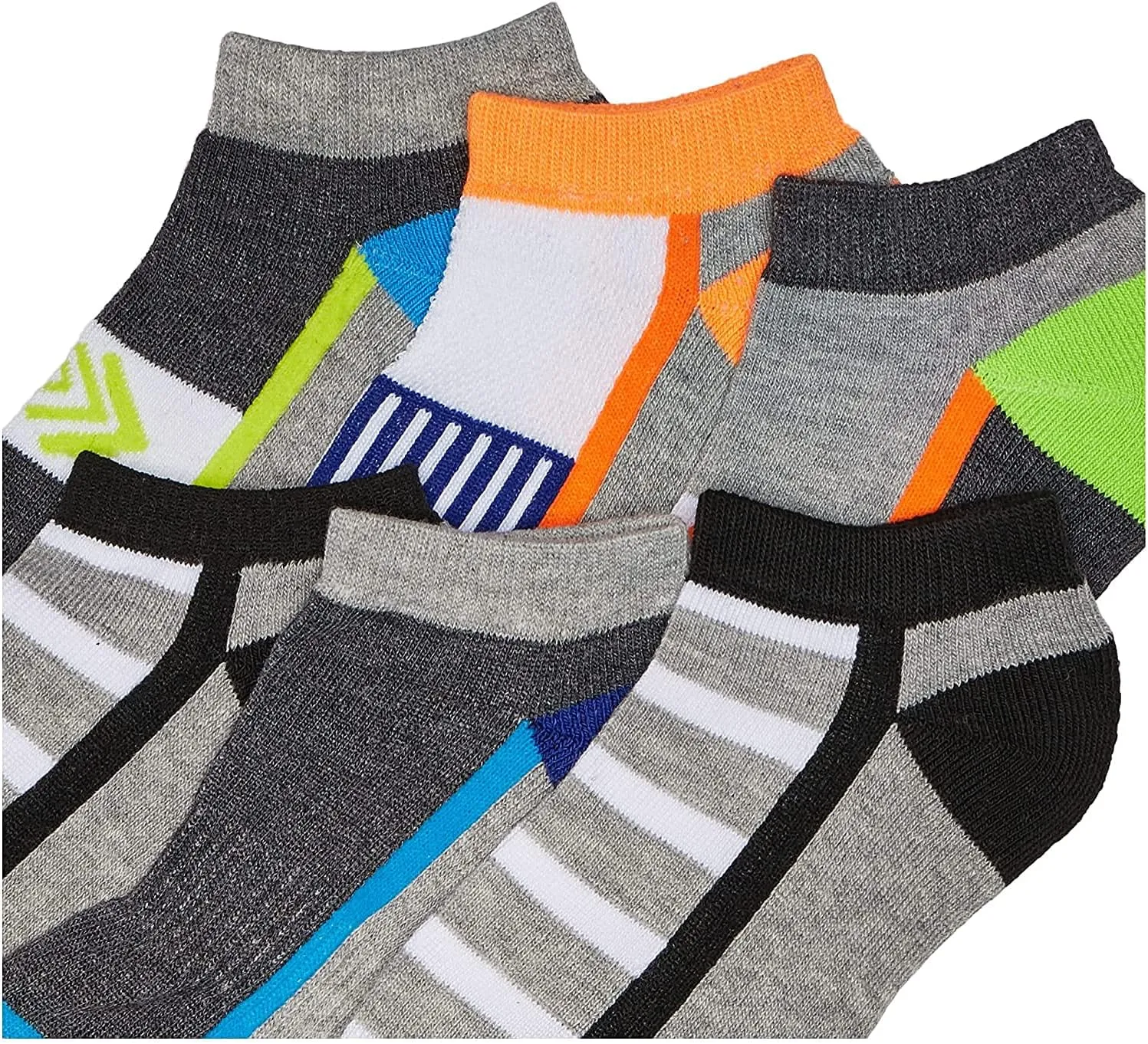 Jefferies Socks Boys Sport Tech Pattern Variety School Socks 12 Pair Pack