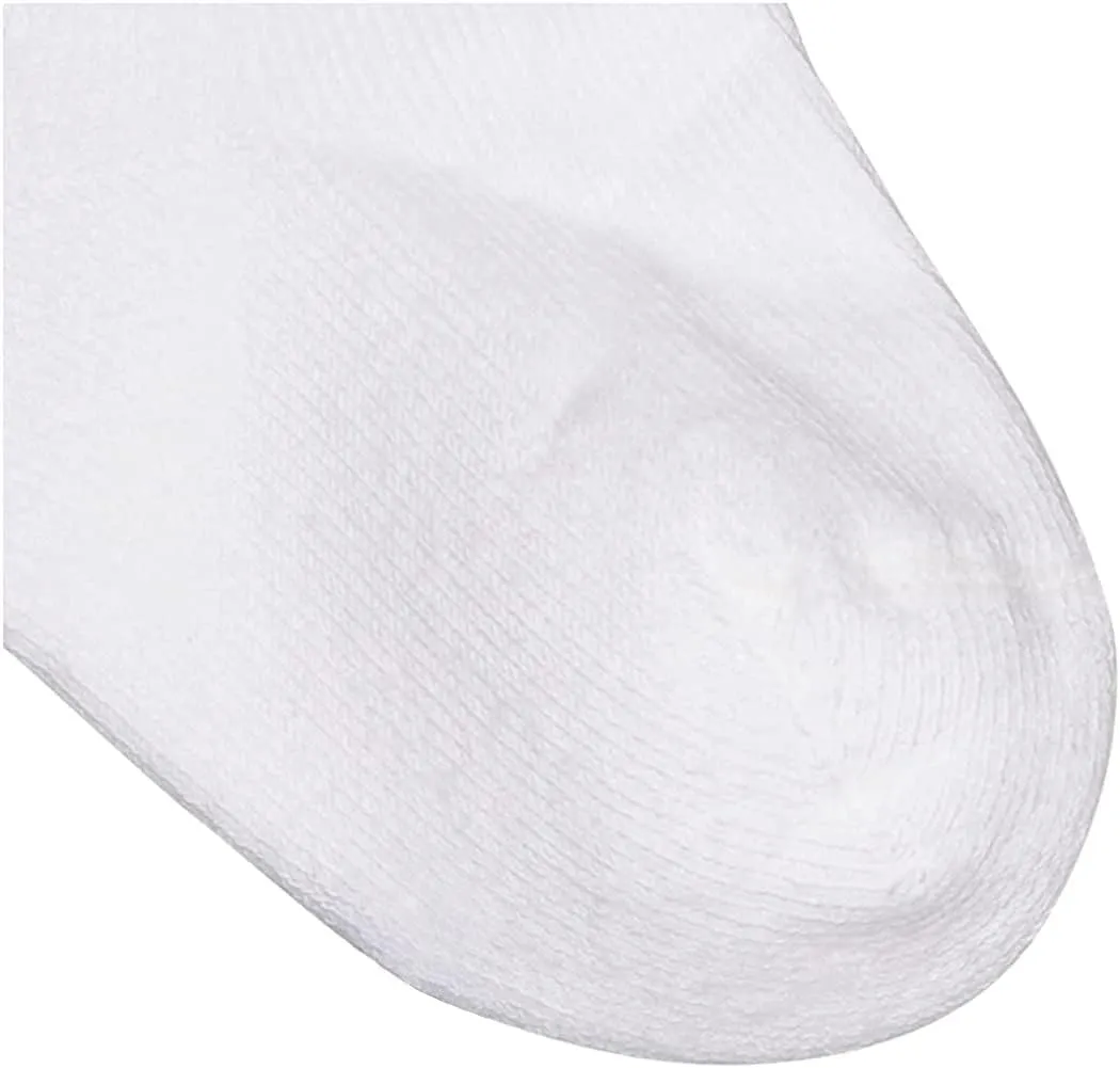 Jefferies Socks Girls' Seamless Sport Half Cushion Low Cut Socks 6 Pack