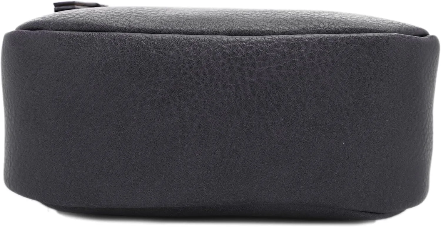 JESSIE & JAMES Small Concealed Carry Camera Crossbody Purse with Wide Shoulder Strap