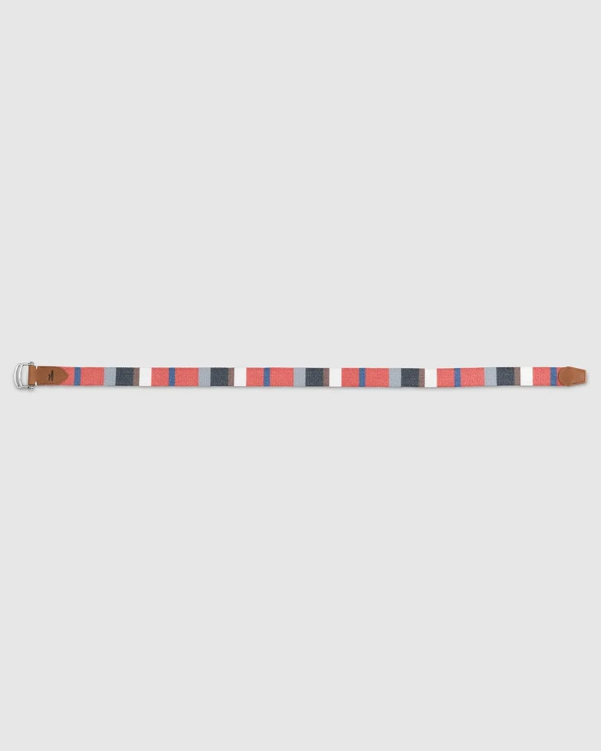 johnnie-O Bowen D-Ring Canvas Striped Belt