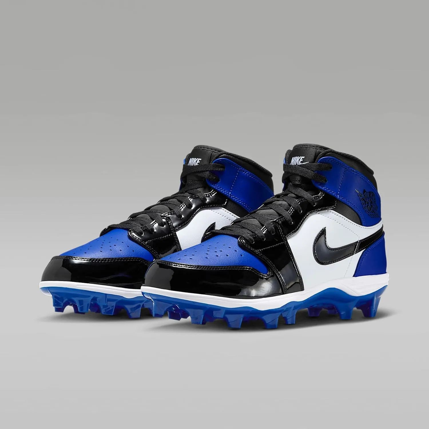 Jordan 1 Mid TD Men's Football Cleat (Game Royal/White/Black)