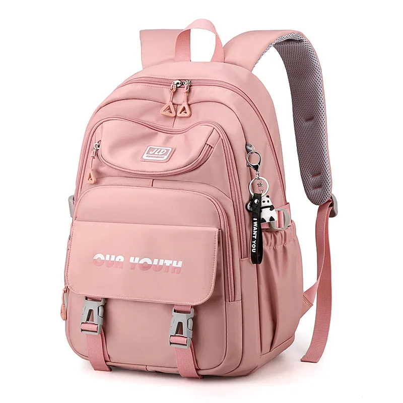 Junior's Female College Spine Protection Burden Reduction Large Backpacks