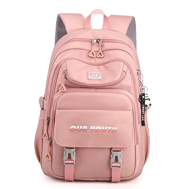 Junior's Female College Spine Protection Burden Reduction Large Backpacks
