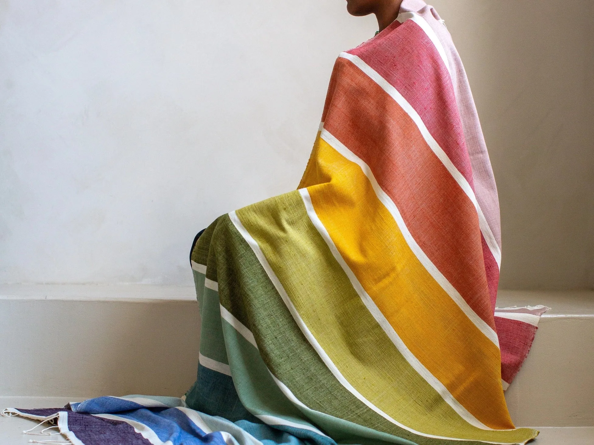 Kalam Handwoven Ethiopian Cotton Beach Towel