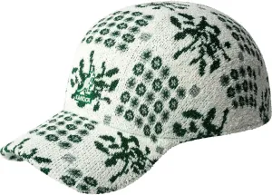 Kangol Retro Quaint Spacecap Hat - White/Green/XL Baseball & Sport Caps