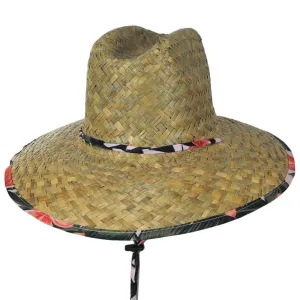 Kenny Green Leaf Straw Lifeguard Hat