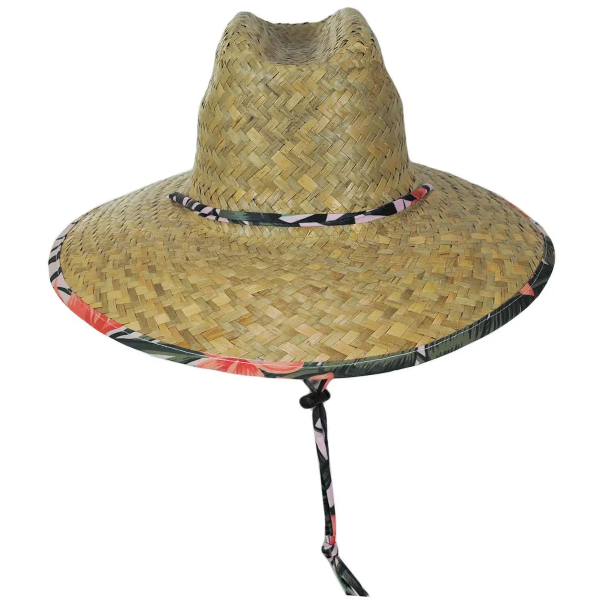 Kenny Green Leaf Straw Lifeguard Hat