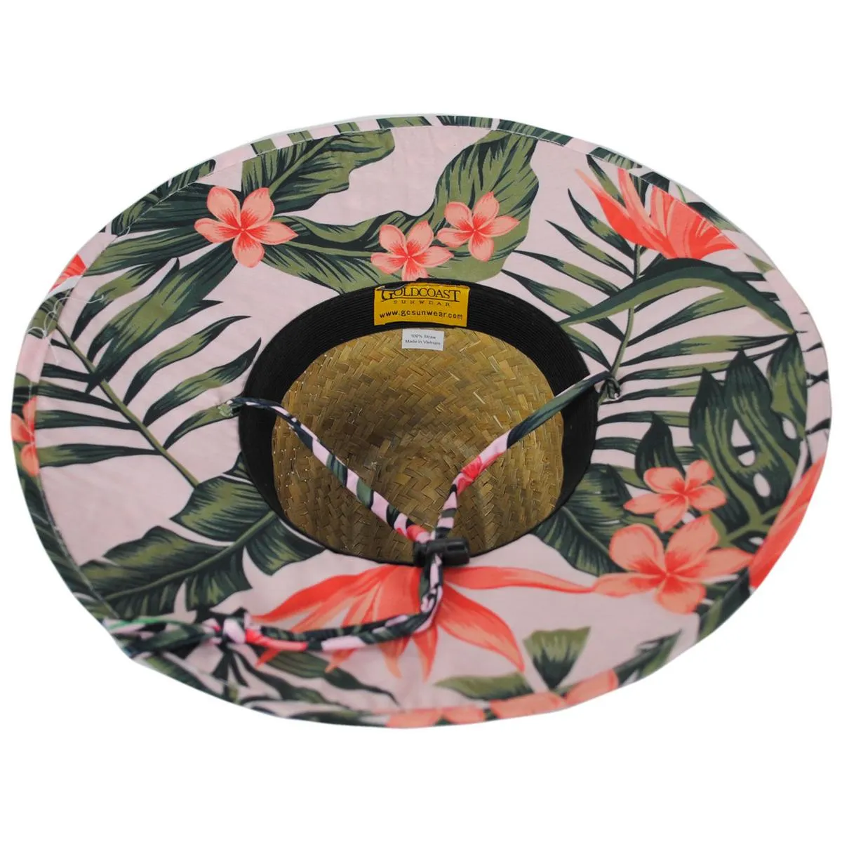 Kenny Green Leaf Straw Lifeguard Hat