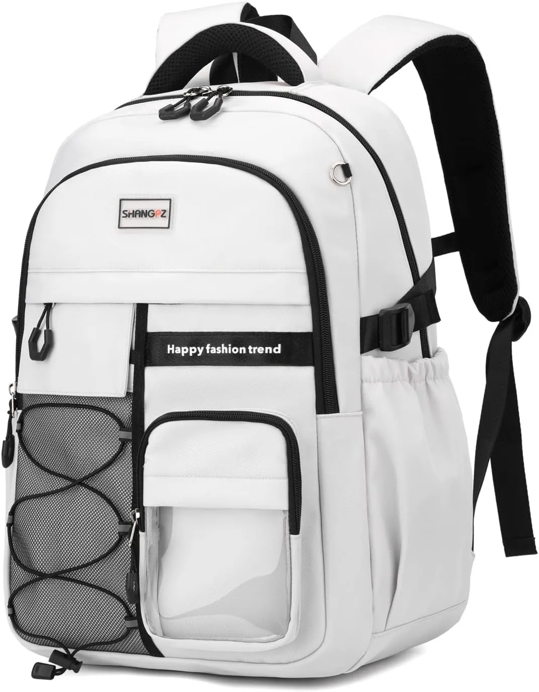 Kids School Backpack For Boy And Girl,Large Capacity High Middle Elementary Primary Students Teens Sports Bookbag (A-Light Grey)