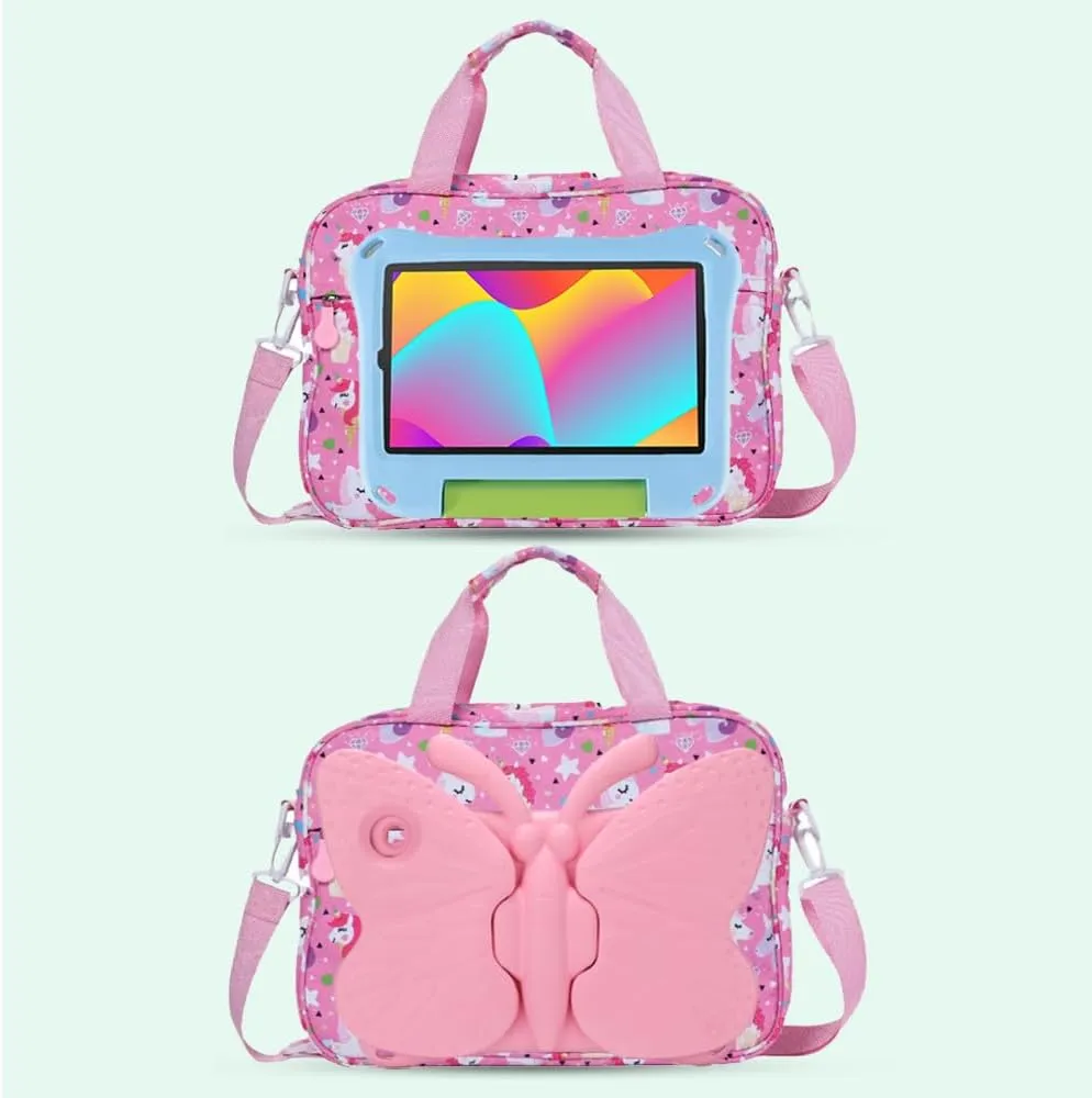 Kids Tablet Bag for Boy Girl Dinosaur Tablet Sleeve Carrying Case with Handle Shoulder Strap 13 inch Tablet Travel Bag