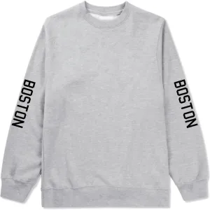 Kings Of NY Boston Massachusetts State City City Printed Sleeves Crewneck Sweatshirt