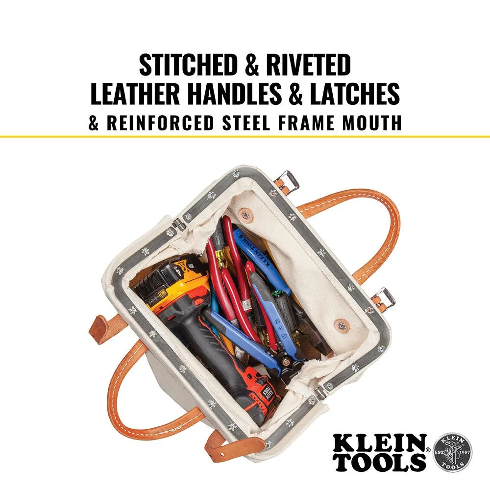 Klein 12'' Canvas Tool Bag Moisture-resistant Storage Bag 5102-12