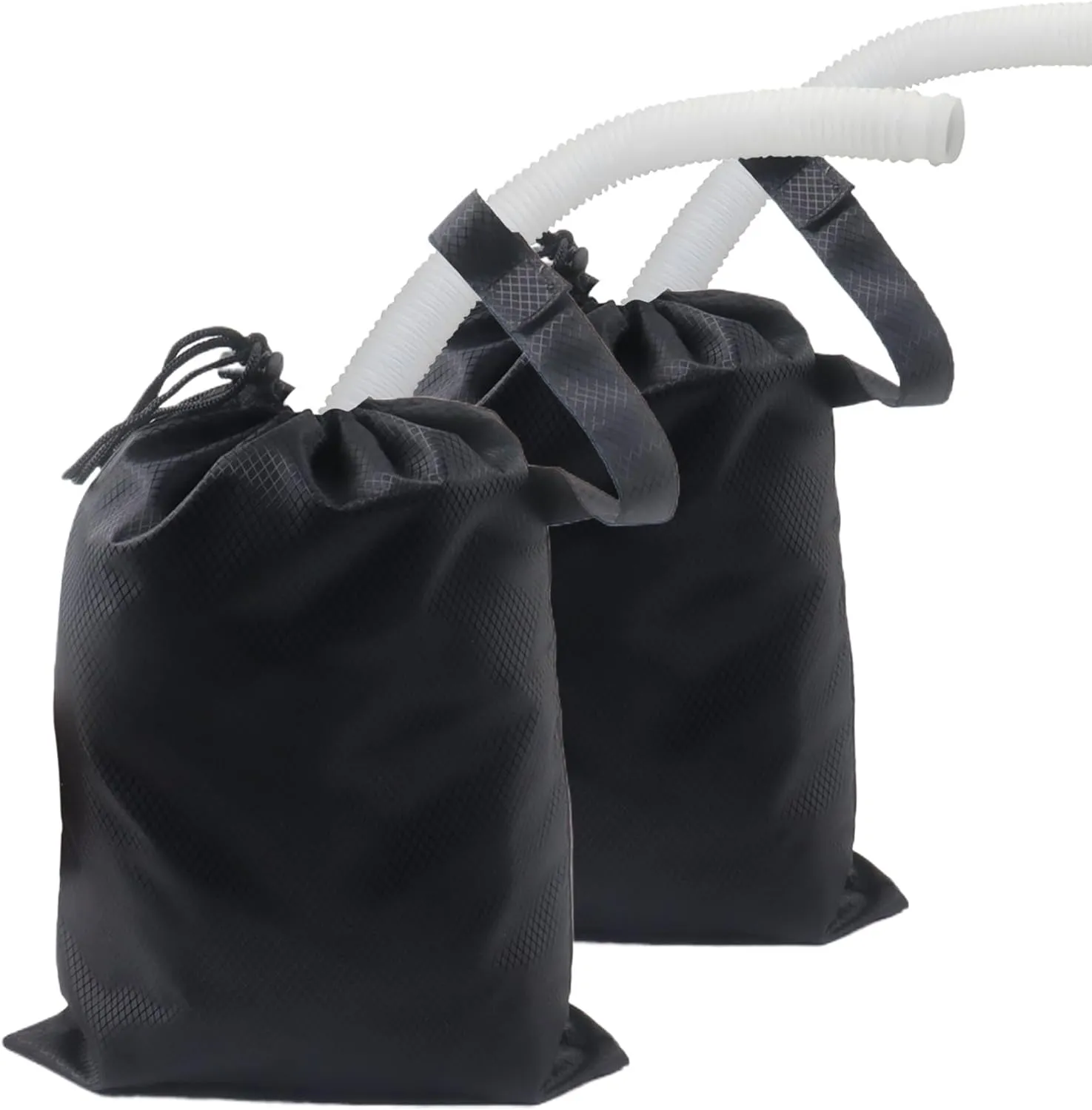 Klmnop 2 Pack CPAP Mask Cover, Protective Dust Cover with Strap, Reusable Travel Storage Bag Keeps Respirator Mask Clean and Protected(Black)