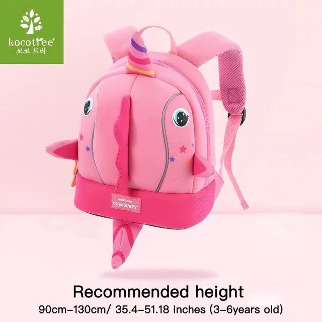 kocotree 3D  3-6 Year Old  Cute School Bags For Girls Anime  Kids Backpack Boys In  School  Back To School Children's School Bag