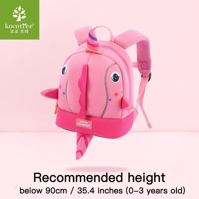 kocotree 3D  3-6 Year Old  Cute School Bags For Girls Anime  Kids Backpack Boys In  School  Back To School Children's School Bag