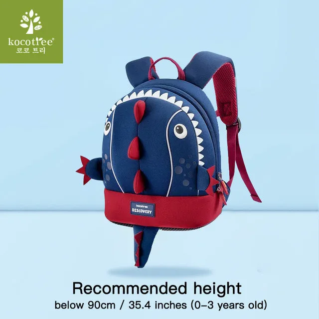kocotree 3D  3-6 Year Old  Cute School Bags For Girls Anime  Kids Backpack Boys In  School  Back To School Children's School Bag