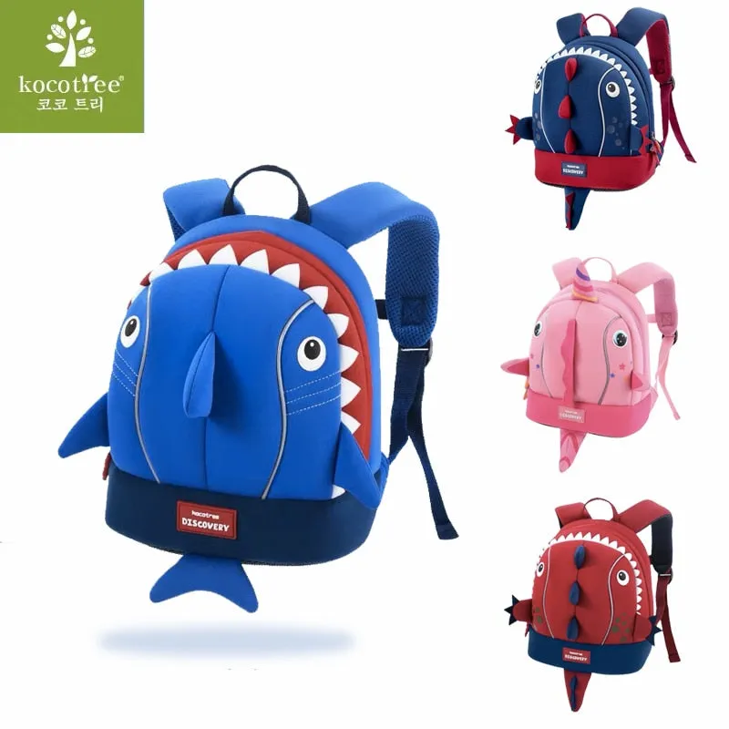 kocotree 3D  3-6 Year Old  Cute School Bags For Girls Anime  Kids Backpack Boys In  School  Back To School Children's School Bag