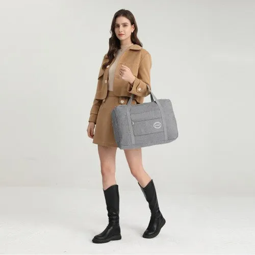 Kono Foldable Waterproof Storage Travel Handbag - Navy