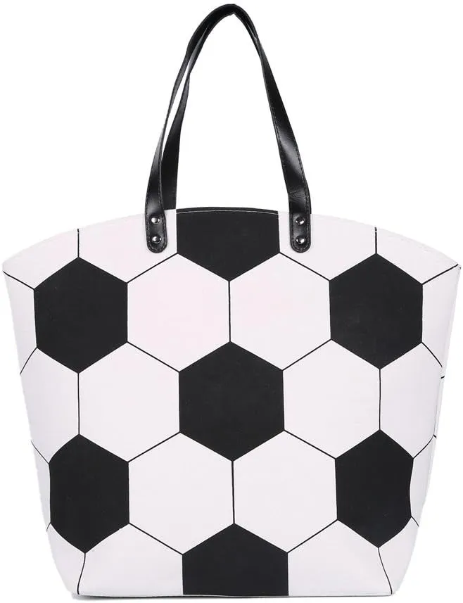 Large Baseball Tote Bag Sports Prints Utility Tote Beach Bag Travel Bag